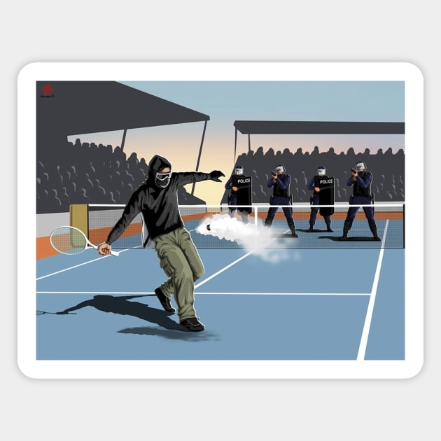 Tennis Ultras Sticker by jajanikiteneng